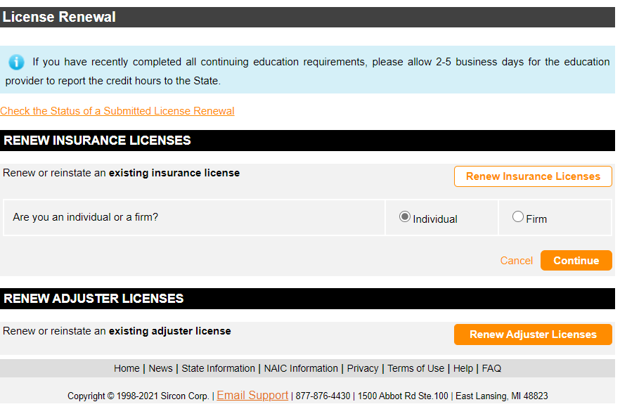 License renewal did you the last step? Mountain CE